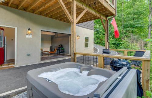Panoramic Mtn Views and Hot Tub! Secluded Marion Gem - Foto 32