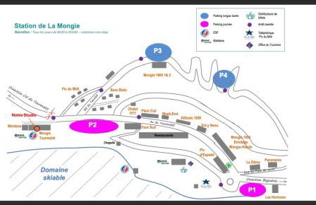 Studio 24 m2 - Classé 2 étoiles - LA MONGIE TOURMALET - Pied des Pistes - Balcon Plein Sud - Parking Public - Foto 17