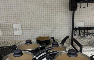 Hospede-se em Alphaville flat moderno com lazer - Foto 20