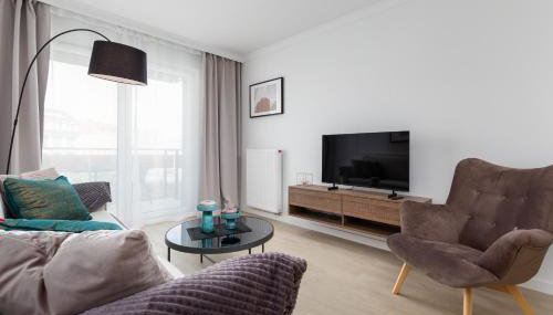 Plac Słowiański Apartament z Balkonem Świnoujście Centrum by Noclegi Renters - Foto 3