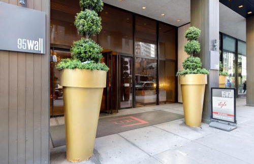 Wall St 1BR w Luxury gym Doorman NYC-119 - Foto 25