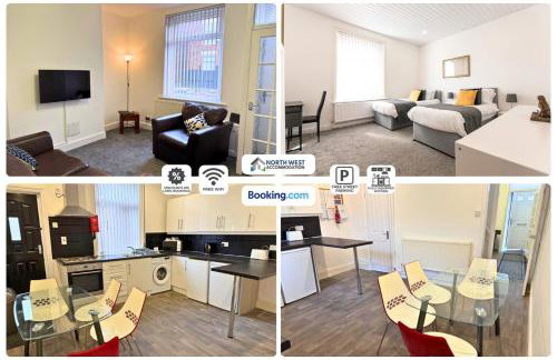 Newly Refurbished 2-Bedroom House in Manchester Ideal for Contractors with Free Parking & WiFi - Foto 1