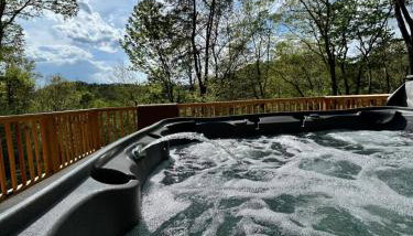 Peaceful Lake Lure Cabin, Hot Tub, Huge Screened Porch, Private Beach - Foto 2