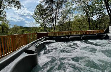 Peaceful Lake Lure Cabin, Hot Tub, Huge Screened Porch, Private Beach - Photo 2