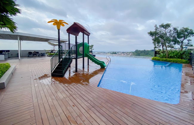 Homey And Cozy Living Studio Amartha View Apartment - Foto 15