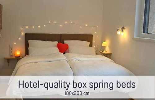 Baham-Apartment Nuernberg - including hot tub, sauna, massage chair, roof terrace, barbecue - metro 15 min, exhibition center 8 min walk - Foto 14