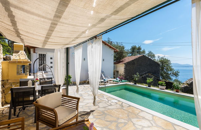 Alkinoi Seaview Villa with private Pool by Konnect, Nisaki - Foto 8