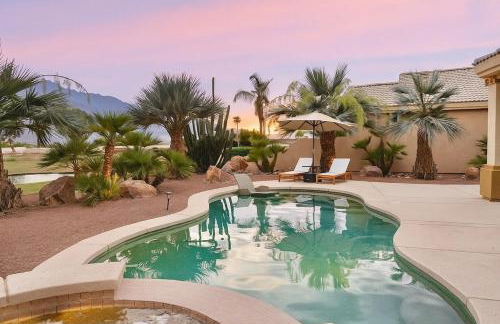 Luxe Palm Springs Villa- Sunset Oasis Private Heated Pool & Spa on Golfcourse - Foto 20