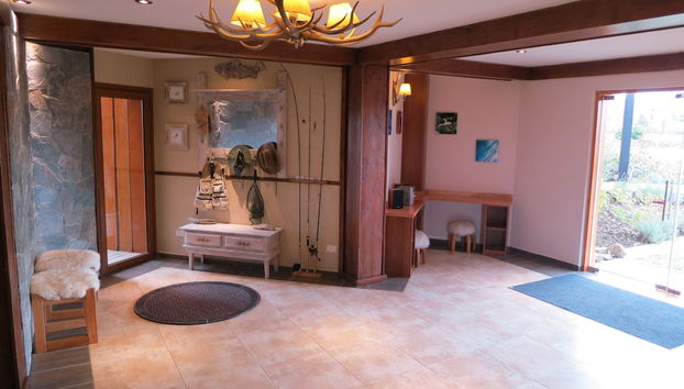 Zona de estar del vestíbulo