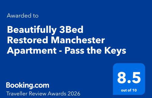Beautifully 3Bed Restored Manchester Apartment - Pass the Keys - Foto 5