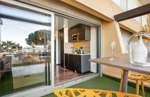 Nuit D'Ambre Port Nature - studio cosy - parking - climatisation - Village Naturiste - Foto 13