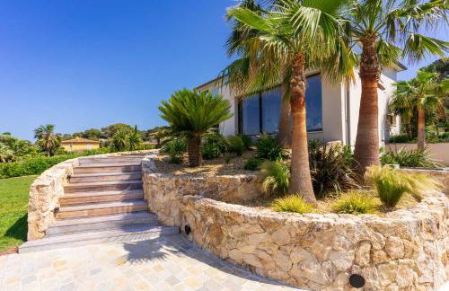 Villa Palma Giens - Vue Mer Panoramique -Piscine Chauffée Mai à Septembre- 4 chambres -Garage - Foto 30