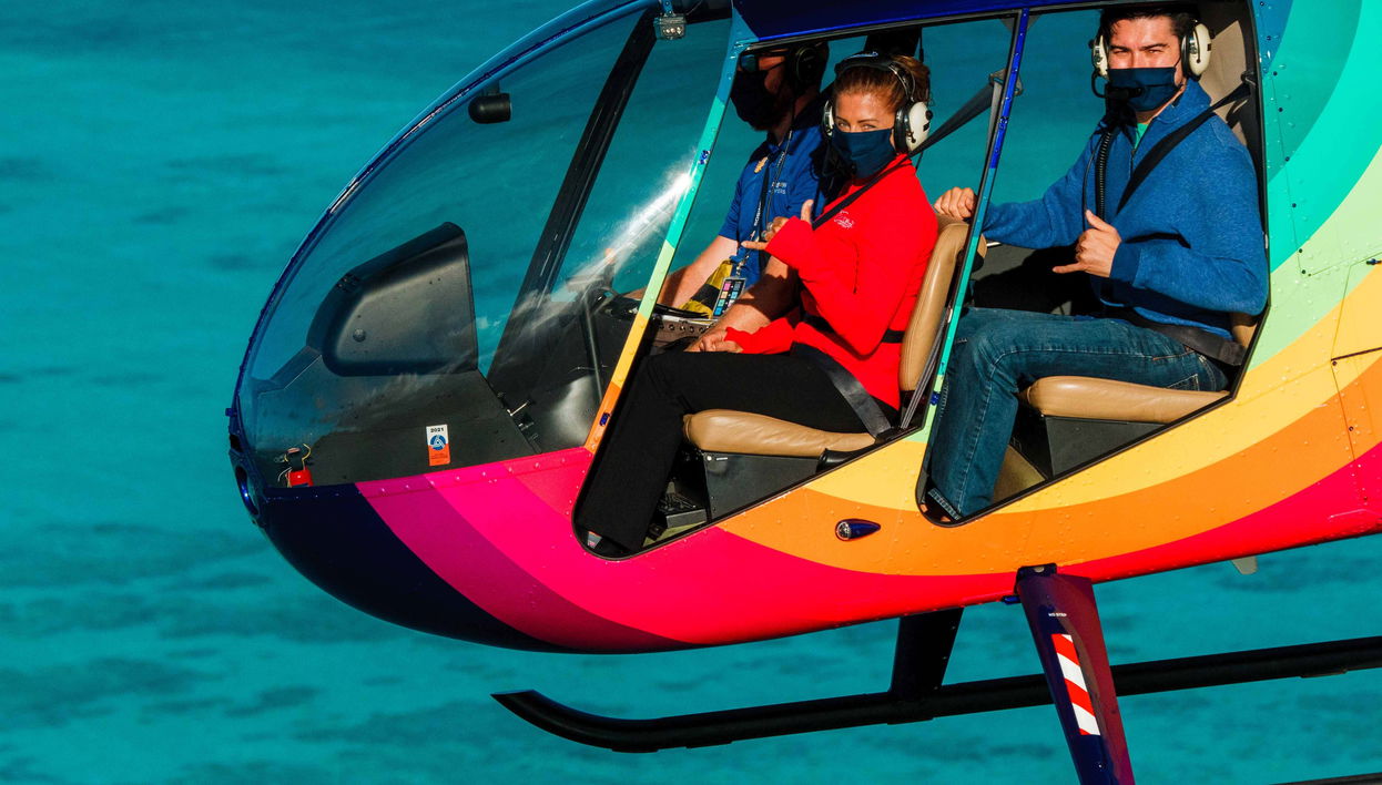 Giro in elicottero ad Oahu