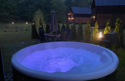 Przystanek Kistówko komfortowe domki z jacuzzi, staw wędkarski, kominek, las, przestrzeń - Foto 1