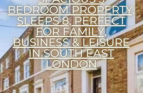 Spacious 3 Bedroom Property, Sleeps 8, Perfect for Business & Leisure in South East London - Foto 3
