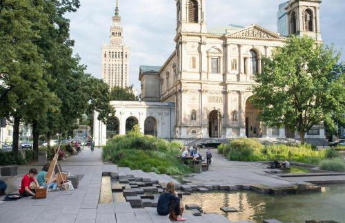 Warsaw Soul & Skyline, 3-Room Apartment in City Heart - Panoramic View - Foto 14