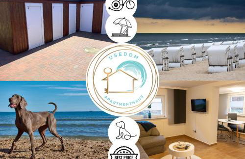 Usedom-Apartmenthaus Zinnowitz Ruhige Lage nahe Ostsee - Foto 1