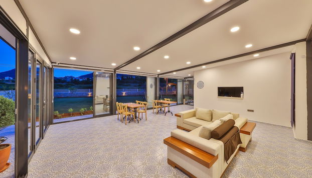 Coin salon dans le hall