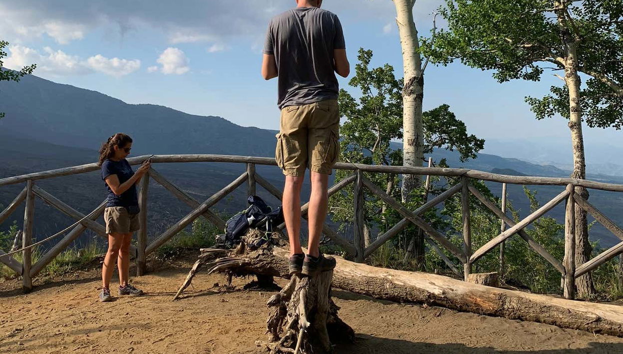 Belvedere sul monte Etna