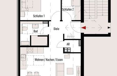Ostsee - Appartement Nr 90 "Seestern" mit Strandkorb im Strand Resort - Foto 22