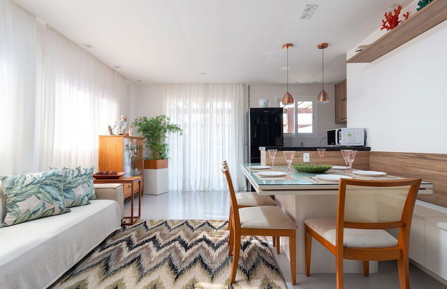 Bz02 Casa Moderna 250m da praia Geribá - Foto 26