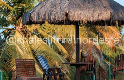 Chalé com piscina privada vista mar-Zumbi-RN - Foto 7