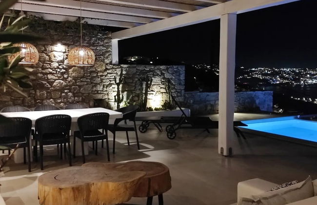 Mykonian Luxury Villa Azure w View Pool - Foto 29