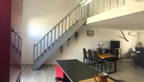 Gîte LE BOIS FLOTTE spacieux 120 m2 6 personnes Lagorce vallon pont d arc Ardèche - Foto 3