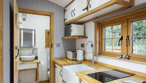 Cwtch Ffynnone Luxury Shepherds Hut - Foto 4, stove, toaster