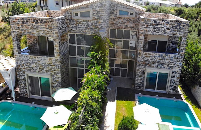 Blue Stone Pool Villa Crete Sea View - Photo 29