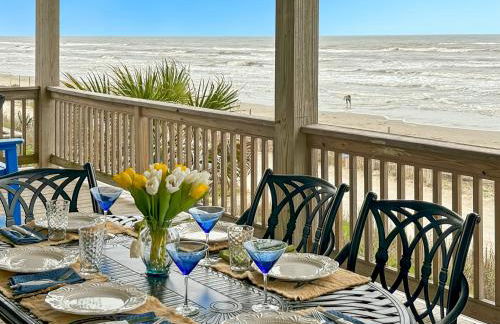 True Beachfront Gulf Views Fireplace Location - Foto 5