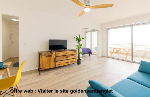 Golden Sand Anglet Biarritz - Front de mer - Parking Privatif Gratuit - Foto 3