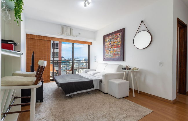 (1008) Apartamento com 1 Quarto e Vista para o Cristo - Foto 4