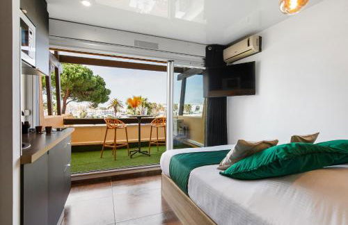 Nuit D'Ambre Port Nature - studio cosy - parking - climatisation - Village Naturiste - Foto 6