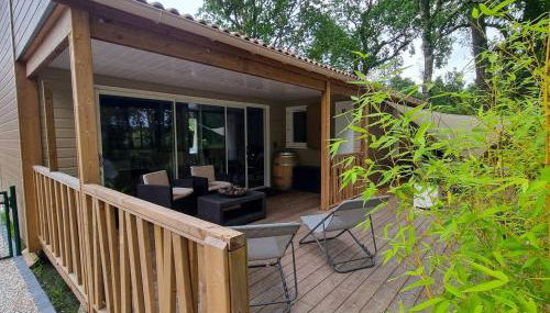 Chalet 18 tout confort pour un séjour dans domaine avec Piscine et en bordure Lac avec plage artificielle - Foto 2