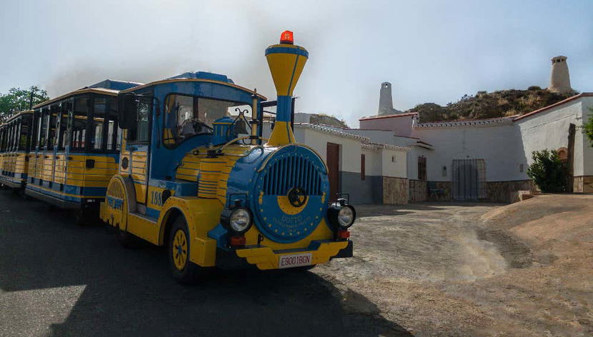 Tren turístico de Guadix - Foto 2, A bordo del tren turístico de Guadix