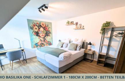 Basilika One, FEWO für bis zu 6 Pers mit 2 Schlafzi, Balkon und Tiefgaragenstellplatz - Foto 2