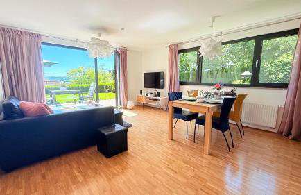 Panorama-Übernachtungen - 4 Sterne DTV - eigene Terrasse mit Garten - Infrarot-Sauna mit Dampfbad - Photo 6