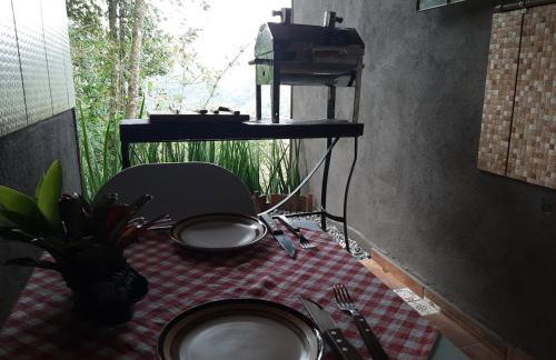 Chalé Pakere Montebello Lumiar - lareira, wi-fi, sauna, piscina - vista incrível - locação do chalé sem prestação de serviços - Foto 22