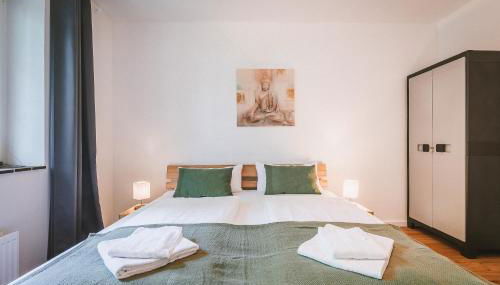 Sadebo Ferienwohnung Hamburg - Ruhig & familienfreundlich - Foto 5, towels, wardrobe