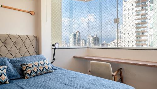 Frente Mar e Conforto | Ar cond, Vaga, Lava e Seca - Foto 2