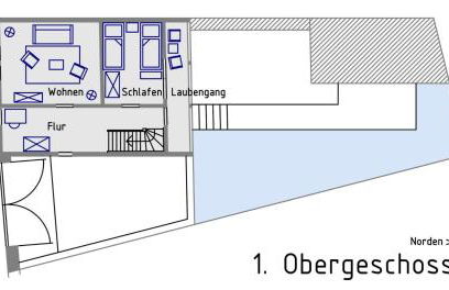 Ferienhaus Zur grauen Maus in Arnstadt mit Parkplatz und Garten - Foto 3