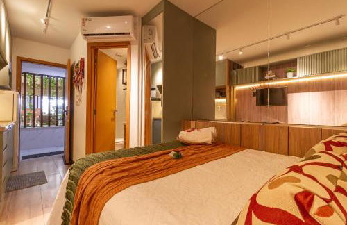 Flat 16 Frente Mar - Lindo e Confortável - STS - Salvador Temporada Studio - Foto 11