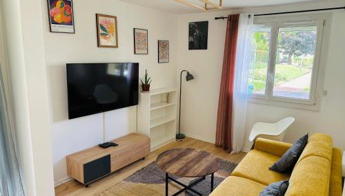Confort et Verdure 2 Pièces Moderne avec Parking à Domont by Immo Kit Bnb - Photo 5