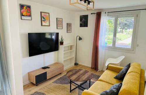 Confort et Verdure 2 Pièces Moderne avec Parking à Domont by Immo Kit Bnb - Photo 5