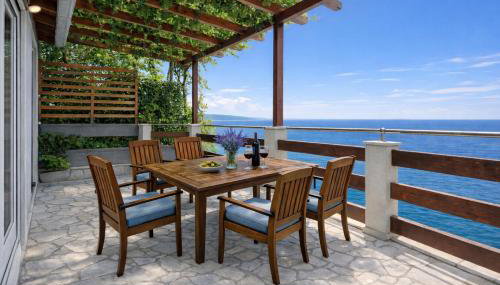 Panorama sea view for 6, free parking at the house - Foto 4