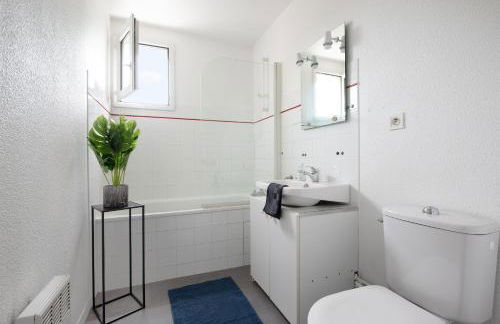 T2 Rangueil - Terrasse + 2 Parkings - 4 personnes - Foto 11