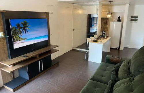 Flat moderno com vista para o mar e varanda! - Foto 25