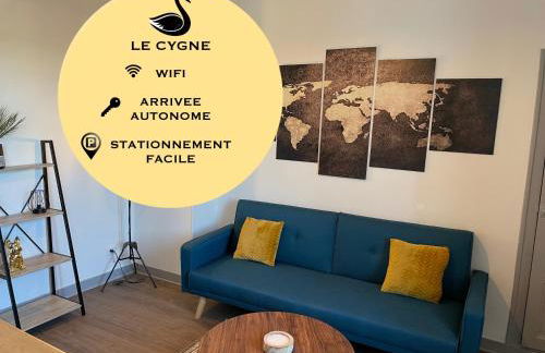 T2 4 pers face gare SNCF Appart Hotel le Cygne 2 - Foto 1