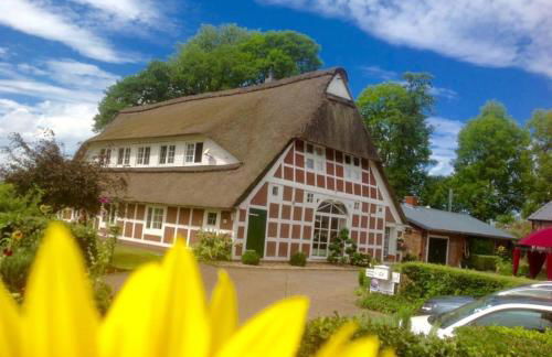 Ferienwohnung Hotel Appartement 2 Schlafzimmer Altes Landhaus Oste mit Terrasse, Grill, Küche, Bad, WLAN, nah am Nordsee Strand - Foto 28